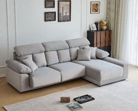 莫爾L型貓抓布沙發｜耐磨防潑水 × 滑軌式坐墊 × 左右型可選–擇木深耕