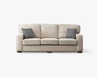 索米爾三人座貓抓布沙發（淺米咖）｜擇木深耕