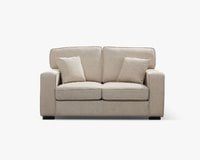 索米爾雙人座貓抓布沙發（淺米咖）｜擇木深耕