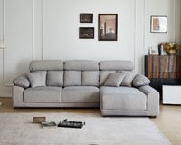 莫爾L型貓抓布沙發｜耐磨防潑水 × 滑軌式坐墊 × 左右型可選–擇木深耕