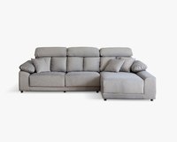 莫爾L型貓抓布沙發｜耐磨防潑水 × 滑軌式坐墊 × 左右型可選–擇木深耕