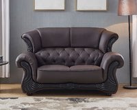 YKS-豪華法式雙人皮沙發