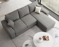 采軒 L 型布沙發 小宅最愛款｜可移動腳椅 × 小坪數合適 × 平價好入手 – 方願系列