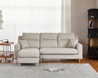 伊甸 L 型布沙發｜防潑水細亞麻布 × 移動式腳椅 × 多種擺放方式 – 擇木深耕