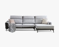 擇木深耕-勞倫斯L型貓抓布沙發