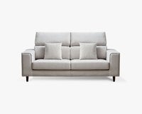 弗洛拉 三人座貓抓布沙發｜皮絨貓抓布 × 防潑水耐磨 × 獨立筒坐墊 – 擇木深耕