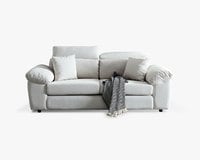 〔波恩 三人座貓抓布沙發〕｜比利時貓抓布 × 可調式頭靠 × 寬扶手設計 – 擇木深耕