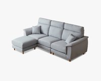 〔蕾貝卡 L 型涼感布沙發〕｜機能涼感紗 × 防潑水耐磨 × 左右型自由配置 – 擇木深耕