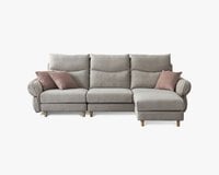 〔艾蜜麗 L 型貓抓布沙發〕｜波蘭貓抓布 × 移動式腳椅 × 防潑水耐刮 × 大靠枕加高 – 擇木深耕