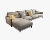 麗塔 L 型布沙發（四色可選）｜方願