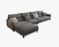 麗塔 L 型布沙發(四色可選)|方願