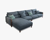 麗塔 L 型布沙發(四色可選)|方願