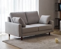 北歐美學雙人座布沙發｜科技布 × 獨立筒彈簧 × 可拆洗布套 – 方願系列