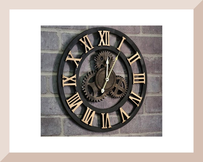 復古浪漫工業風/復古懷舊羅馬掛鐘- YKS SOFA