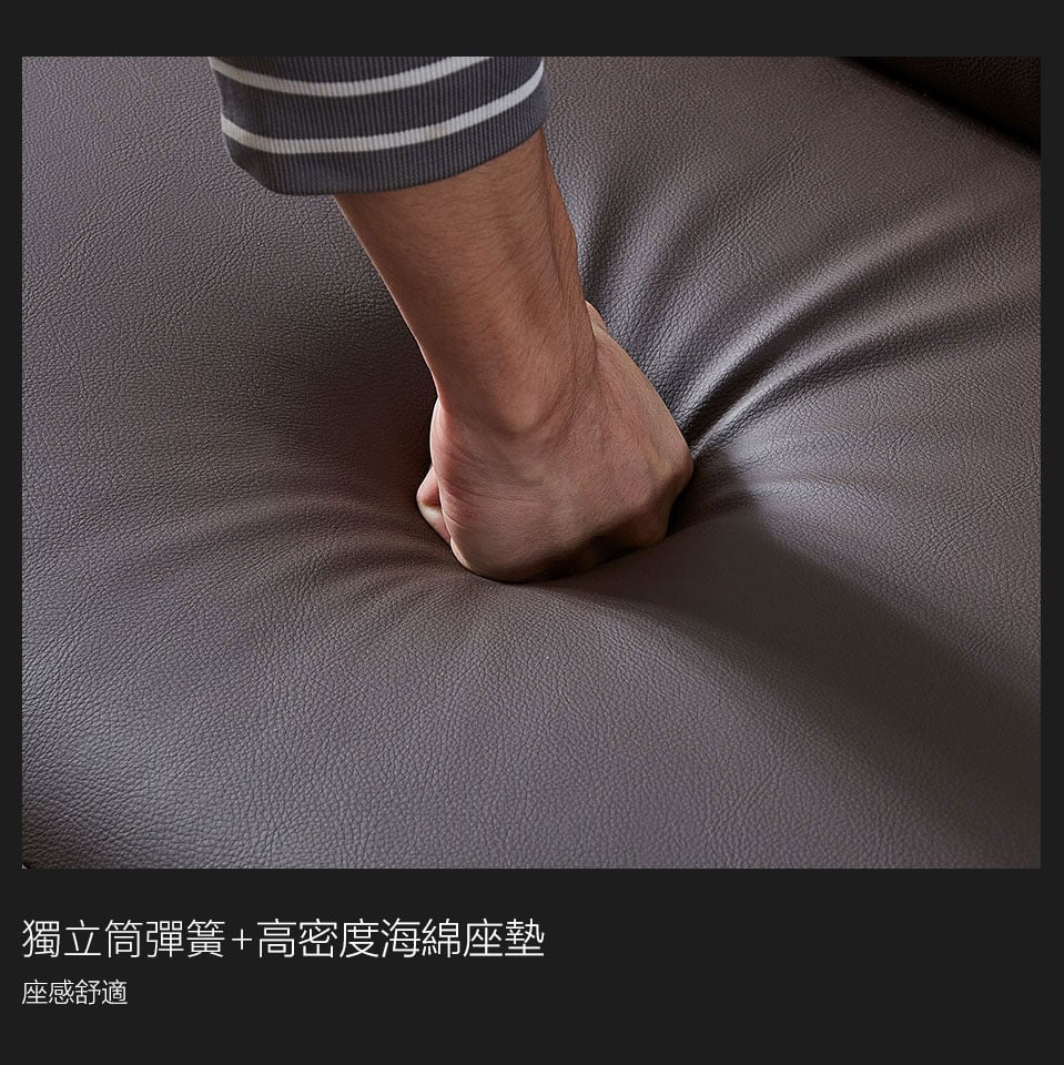 皇鼎單人座皮沙發