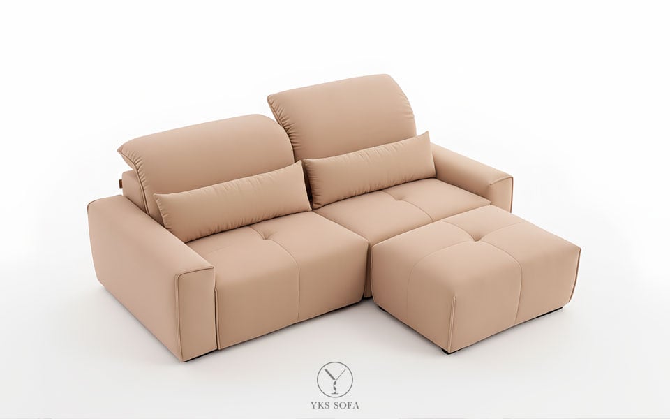 2026 台灣沙發市場趨勢視覺：小坪數客廳、高機能布料與模組沙發示意