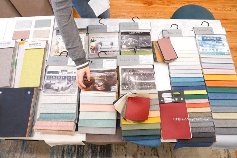 貓抓布 涼感布 真皮沙發面料展示-3