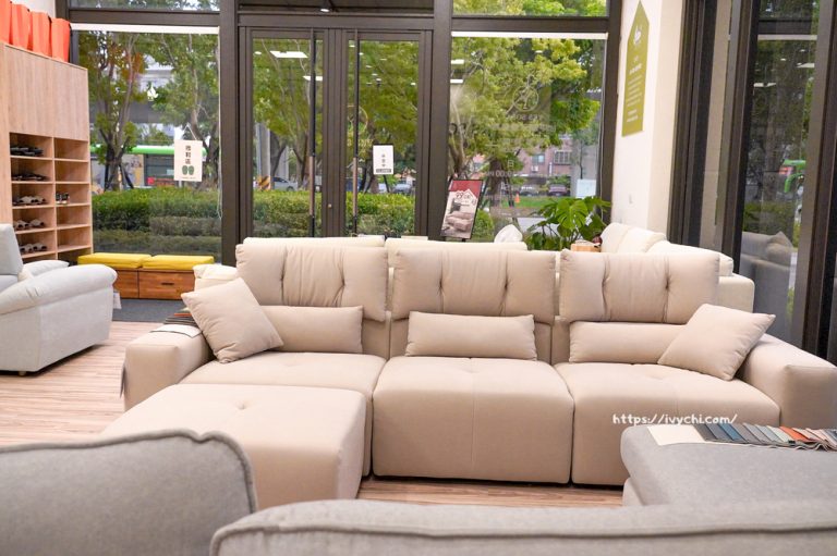 達芙妮L型貓抓布沙發｜台中沙發展示