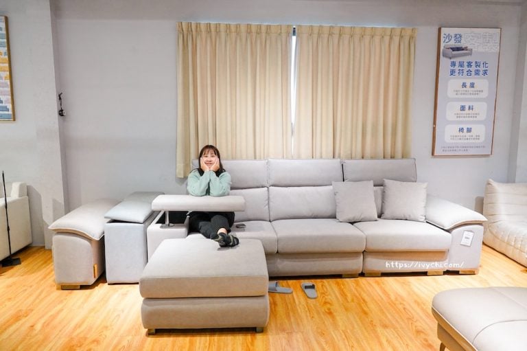 貝特默 L 型貓抓布沙發 機能扶手設計-2