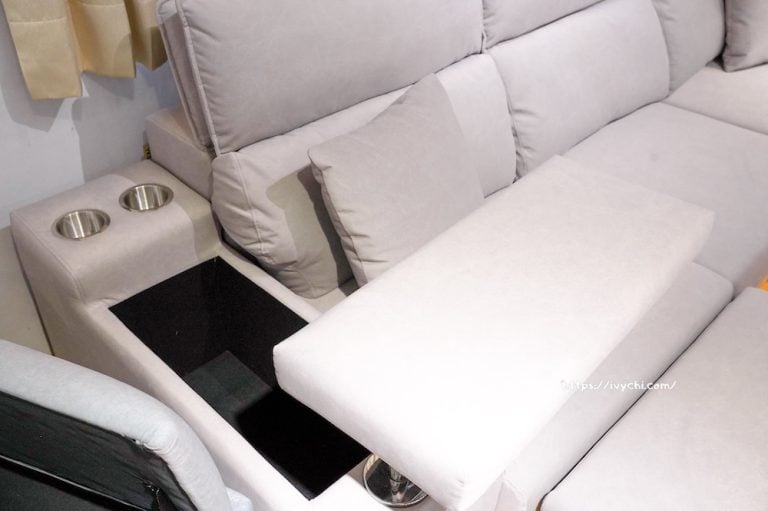 貝特默 L 型貓抓布沙發 機能扶手設計-5