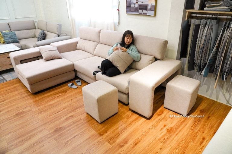 米諾 L 型貓抓布機能沙發 實拍展示-1