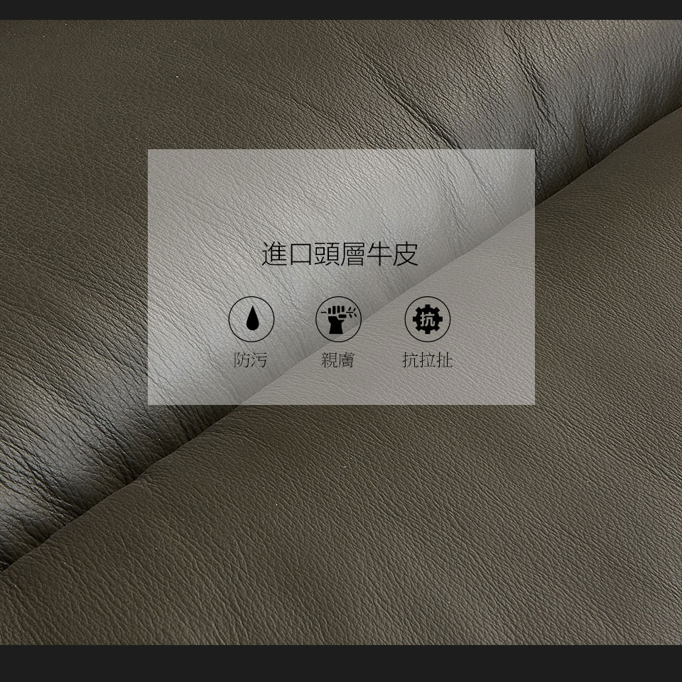 拉吉歐二人座真皮沙發