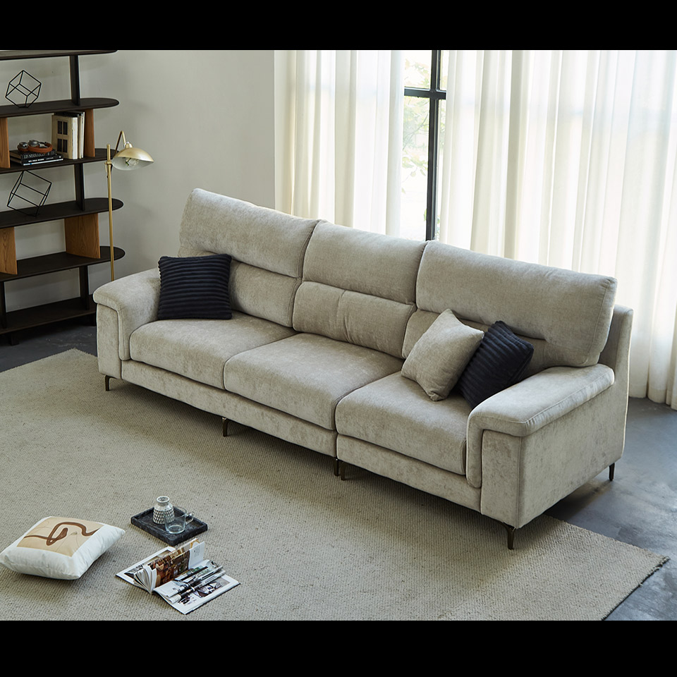 康妮爾一字型布沙發 - YKS SOFA