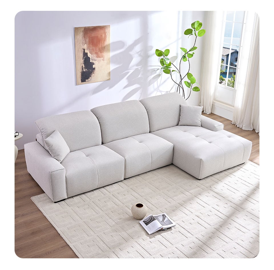 模組沙發靈活多變，可自由組合，打造理想居家空間