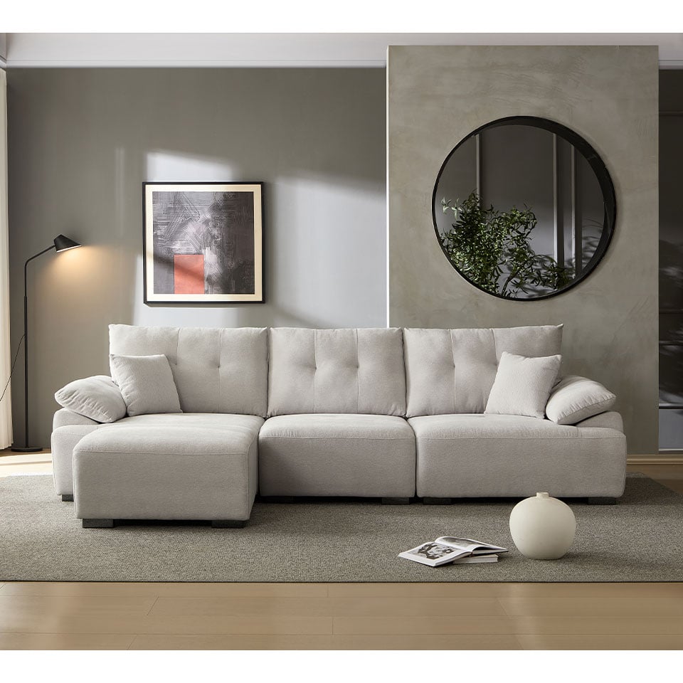 雪花絨布以雪尼爾紗線織成,柔軟蓬鬆,紋理自然有層次