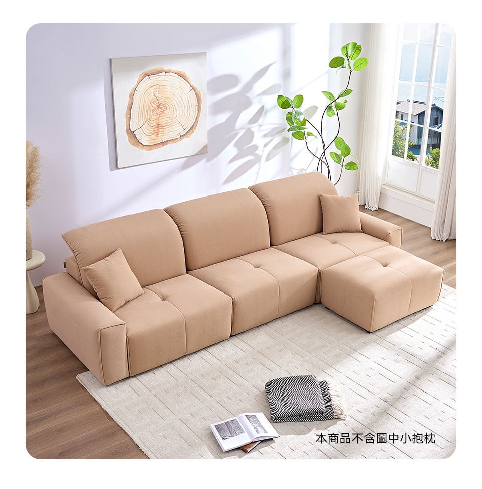 波比貓抓布組合沙發｜其他顏色面料展示