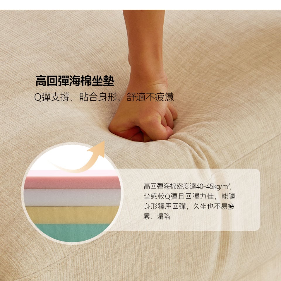 日耳曼L型貓抓布沙發|高回彈海棉坐墊,Q彈支撐,舒適不疲憊