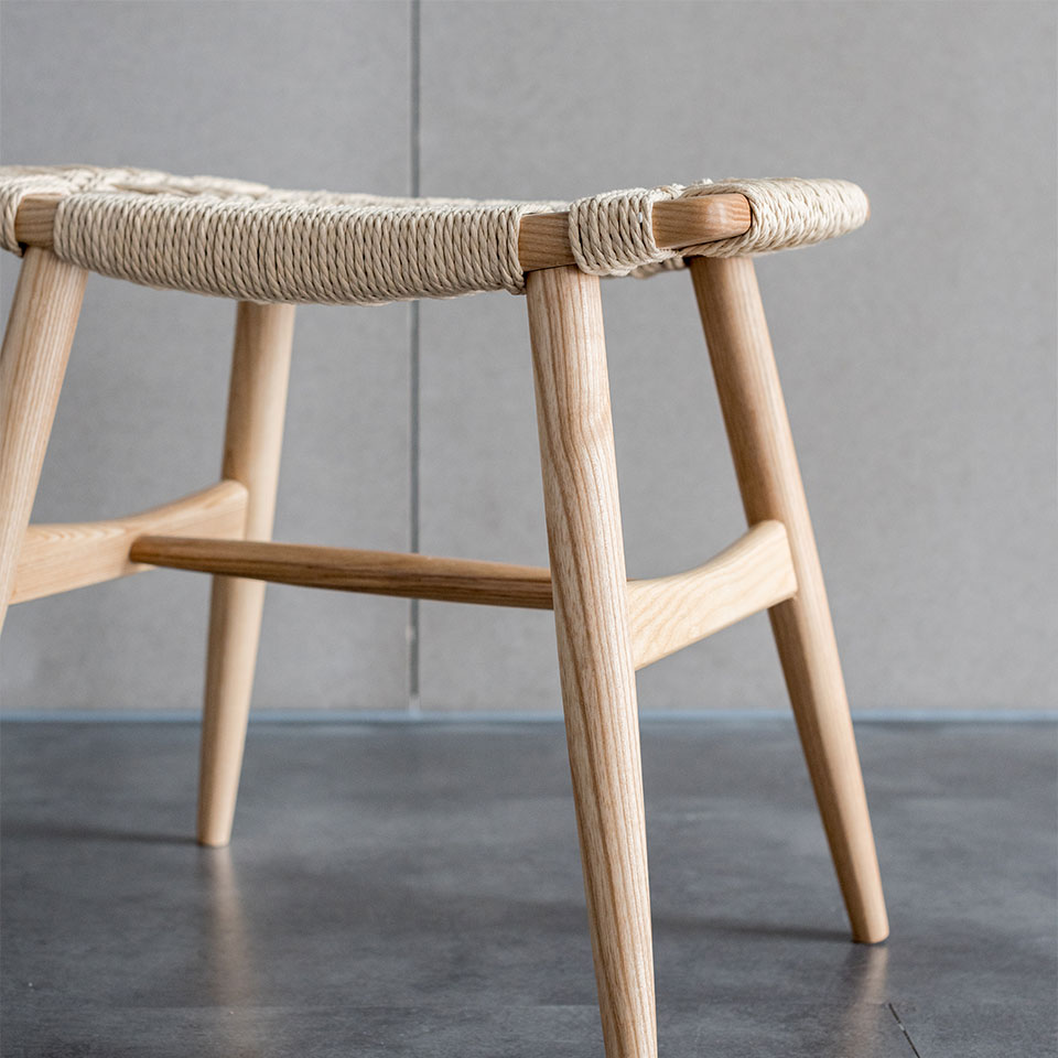 烏布造型編繩椅凳