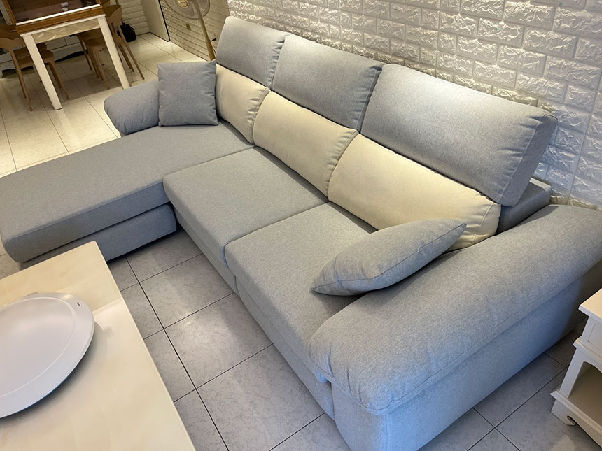 YKS 多麗絲L型涼感布沙發｜台南魏先生開箱實拍｜擇木深耕系列熱銷款