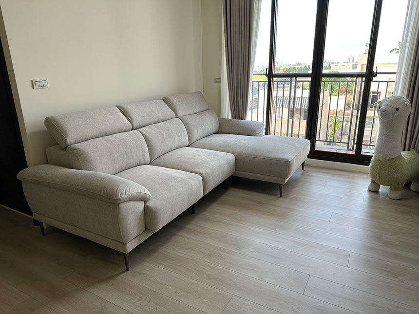 沙發開箱分享-曼德爾L型貓抓布沙發 沙發開箱分享-曼德爾L型貓抓布沙發