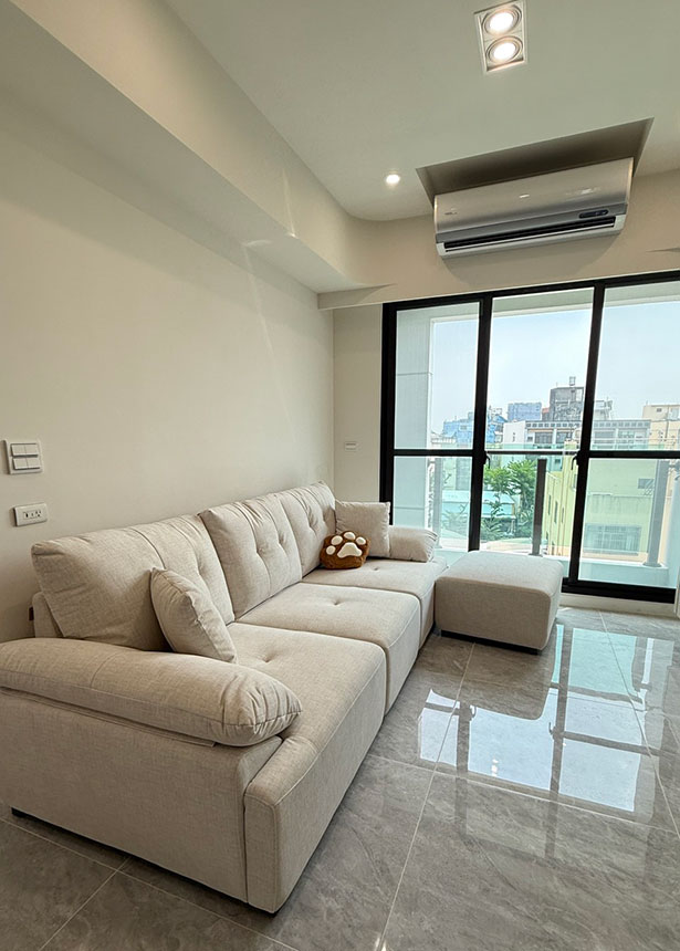 沙發開箱-雪菲爾L型布沙發 沙發開箱-雪菲爾L型布沙發