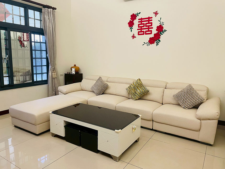 YKS 喬納森L型耐磨皮沙發｜彰化廠客人客製沙發實拍｜擇木深耕系列熱銷款