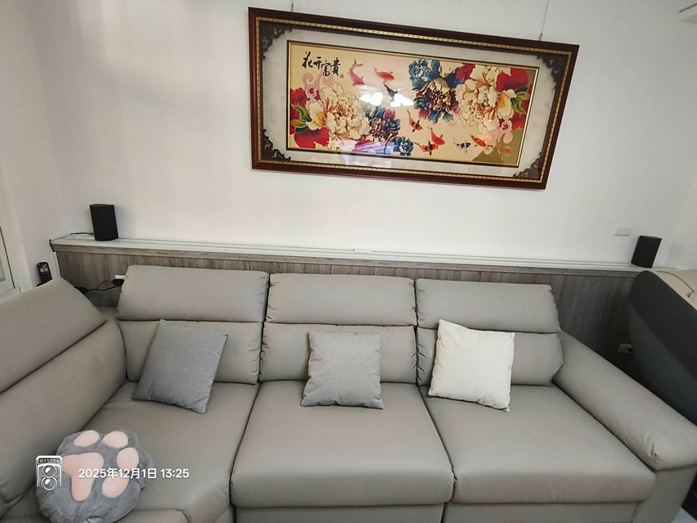 喬納森 L型耐磨皮沙發|竹北展示間選購實拍-2 喬納森耐磨皮沙發 家具搭配案例|竹北展示館