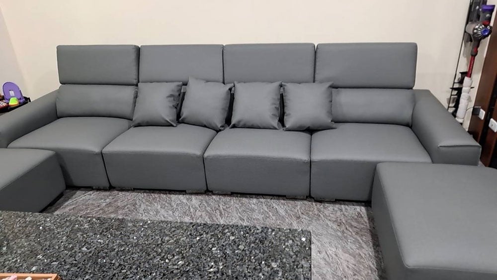 慕斯拼拼模組沙發｜客戶客廳實拍