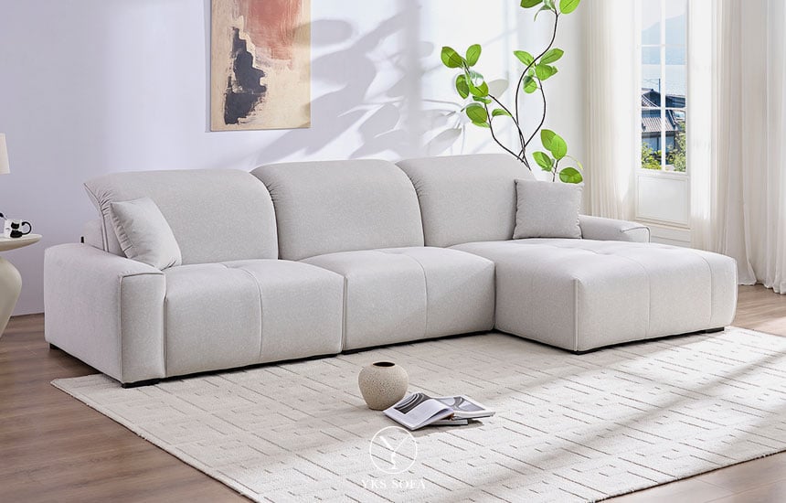 擇木深耕∣波比貓抓布模組沙發側面情境圖