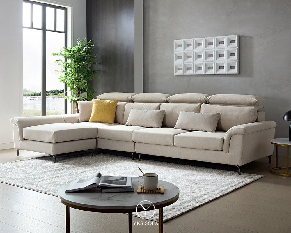 2026 年沙發推薦 TOP6|亞伯特 L 型貓抓布沙發,中小客廳也能享受 L 型放鬆感