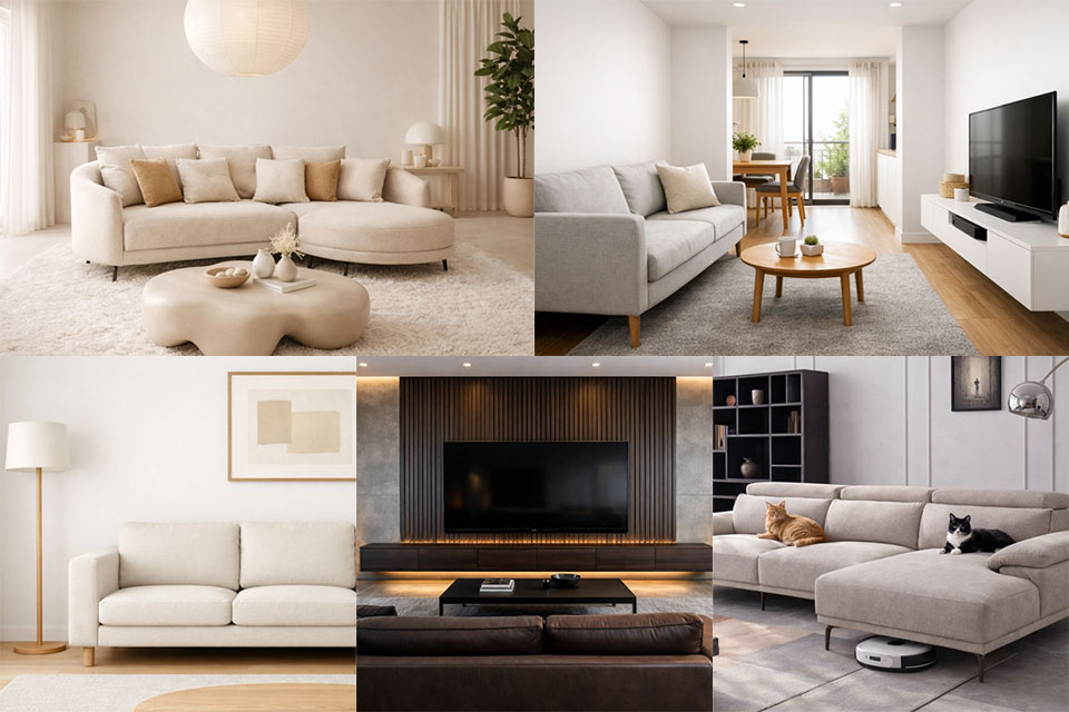 客廳設計風格解析|5 種風格沙發搭配指南 客廳設計風格解析|5 種風格沙發搭配指南