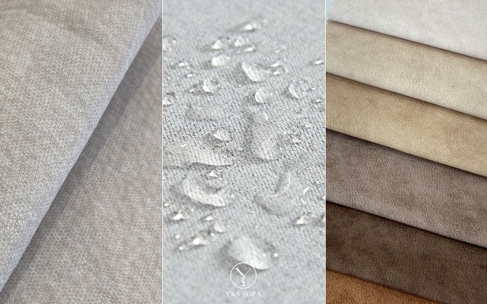 沙發布料示意:貓抓布、涼感布、科技布等 沙發布料示意:貓抓布、涼感布、科技布等